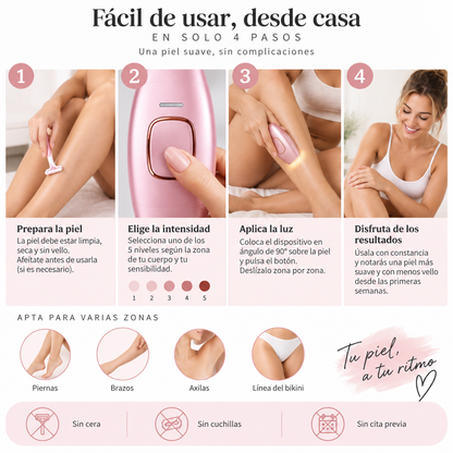 Depiladora láser